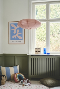 Villo lampa wisząca z papieru ryżowego 60, dusty rose